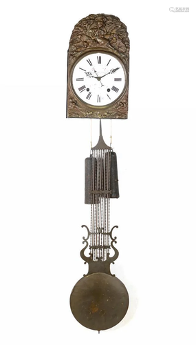 Antique comtoise clock