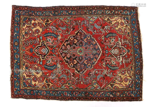 Oriental hand-knotted rug