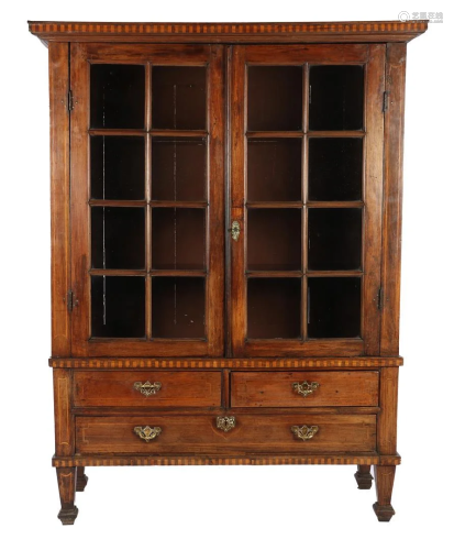 Antique demountable display cabinet