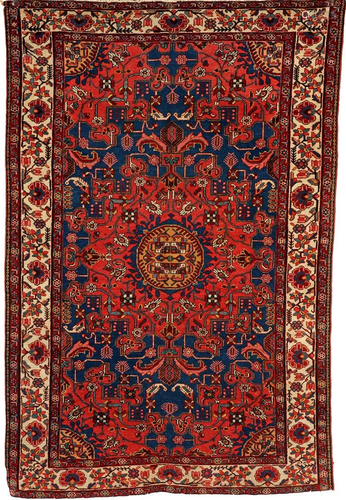 Old Persian handknotted carpet