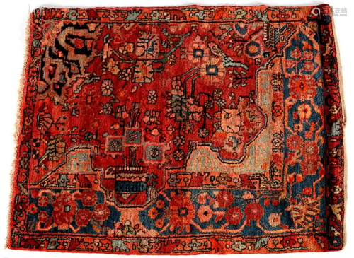 Hand-knotted wool carpet