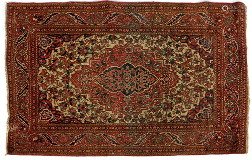 Hand-knotted wool carpet