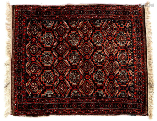 Hand-knotted wool carpet