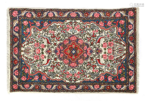 Oriental hand-knotted carpet