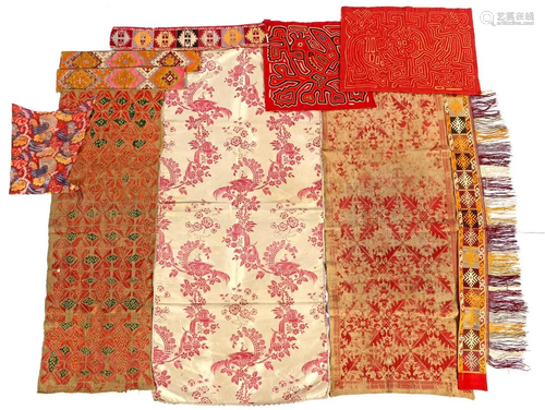 10 pieces of world textiles