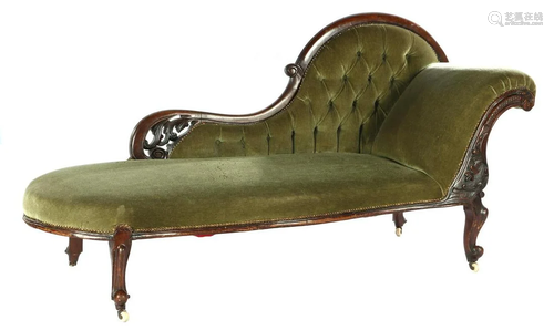 Biedermeier chaise longue