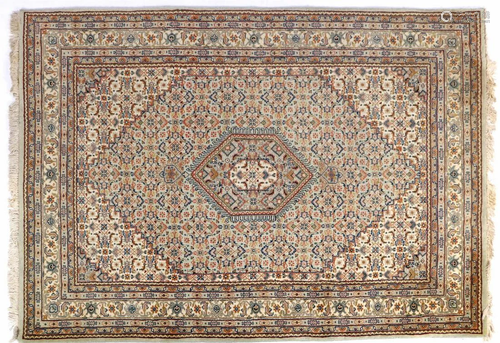 Hand-knotted wool carpet