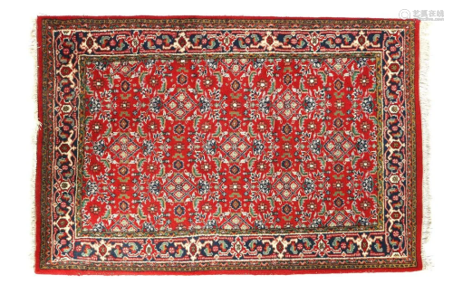 Indian hand-knotted wool carpet
