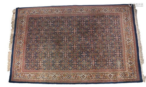 Oriental hand-knotted wool carpet