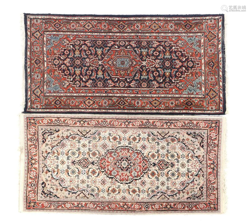 2 Oriental hand-knotted Bidjars