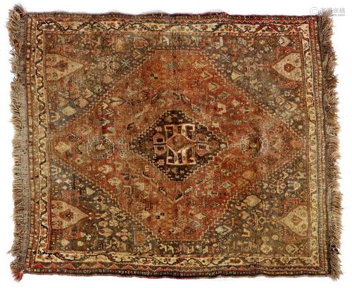 Hand-knotted wool carpet