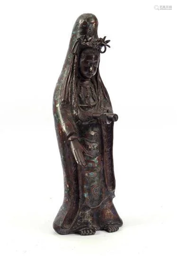 Asian bronze statue