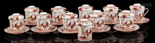 10 porcelain cups