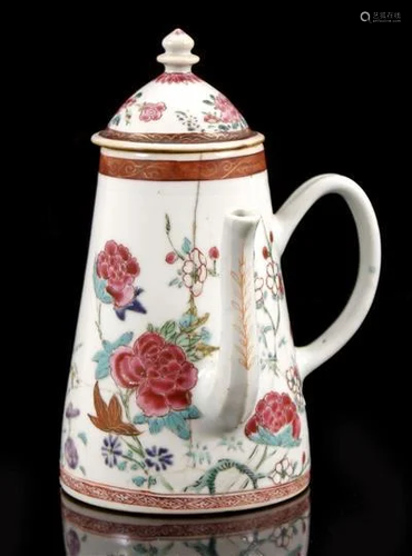 Porcelain chocolate pot