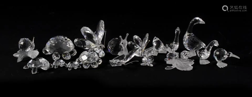 5 Swarovski crystal figures