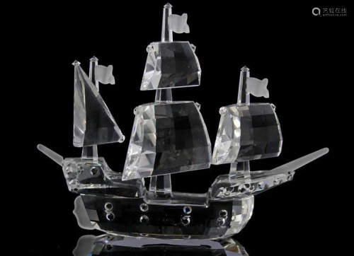 Swarovski crystal sculpture