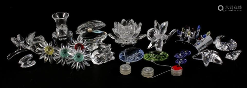 5 Swarovski crystal figures