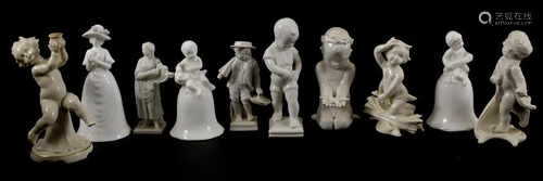 10 various figurines