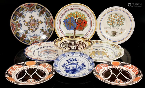 9 Dutch plates