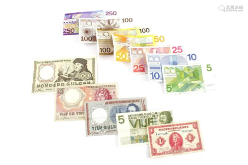 Lot Dutch banknotes