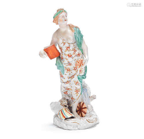 A Plymouth figure emblematic of Europe, circa 1768-70