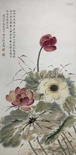 陈竹隐 花卉 纸本立轴