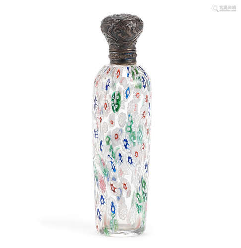 A spaced millefiori scent bottle from the workshop of Friedrich Egermann, Haida, circa 1845