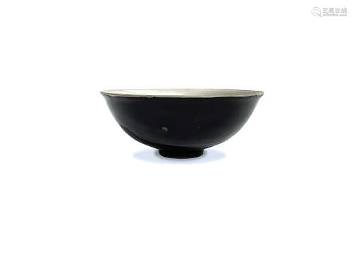 元-定窑系黑釉碗