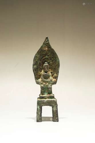 A Bronze Buddha Statue