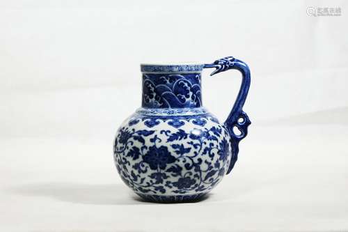 A Blue And White Porcelain Flower Pot,Yongzheng Period