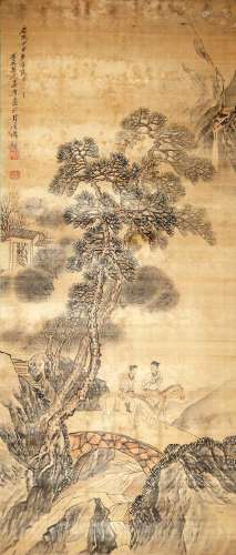 A Painting By Wu Li,Qing Dynasty