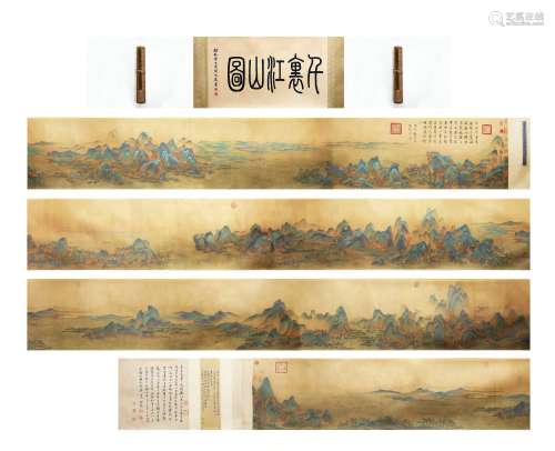 A Hand Scroll By Wang Ximeng