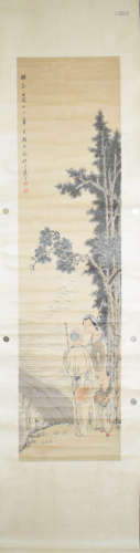 A Chinese Figures Painting, Qian Hui'an Mark