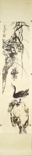 A Chinese Teal Painting, Ba Da Shanren Mark