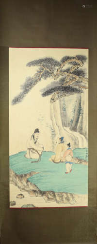 A Chinese Painting, Zhang Daqian Mark