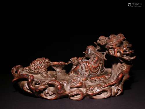 A Chinese Eaglewood Carved Ornament