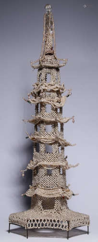 A PEARL CARVED PAGODA