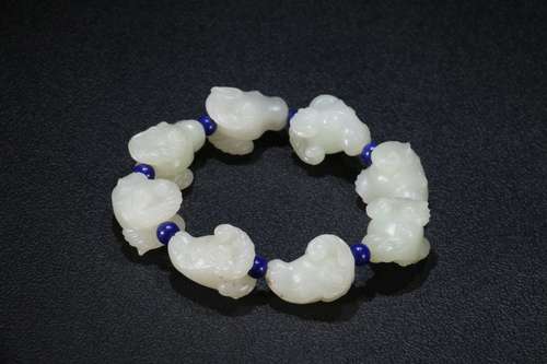 A Chinese Hetian Jade Bracelet