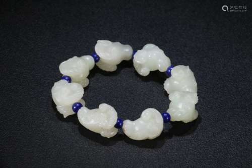 A Chinese Hetian Jade Bracelet