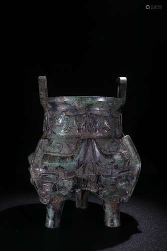 A Chinese Bronze Ware Container