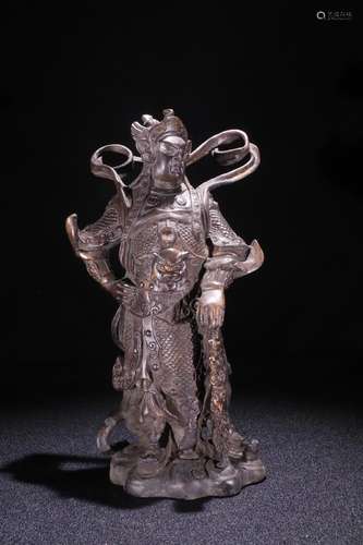 A Chinese Bronze Statue