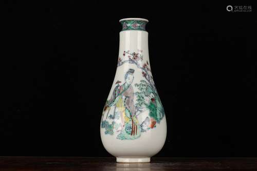 A Chinese Doucai Vase Of Story Painting