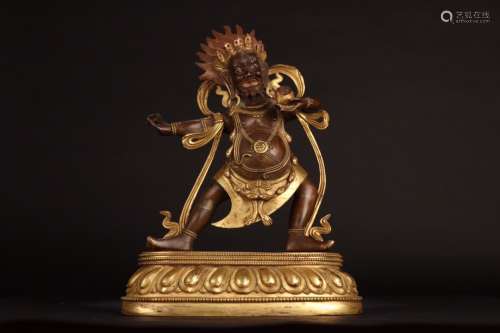 A Chinese Gilt Bronze Buddha Statue