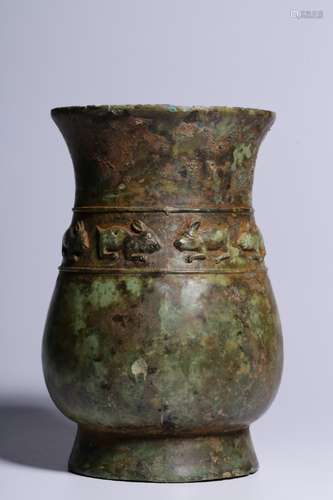 A Chinese Bronze Ware Container