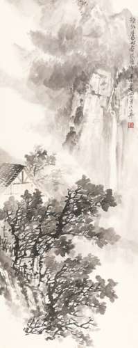 李墨 山水轴