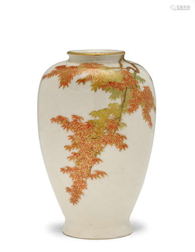 Yabu Meizan (1853-1934) A fine Satsuma vase Meiji era (1868-1912), circa 1900