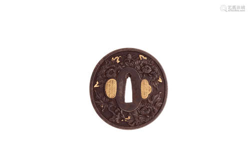 Goto Seijo (active 18th/19th century) An iron tsuba Edo period (1615-1868), 18th/19th century