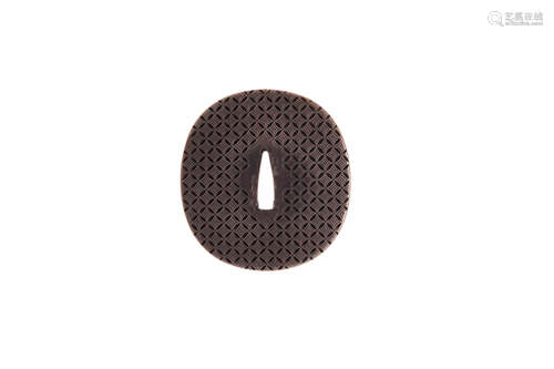 A Goto school Shakudo tsuba After Goto Tsujo (Mitsutoshi, 1663-1721), Edo period (1615-1868), 18th century