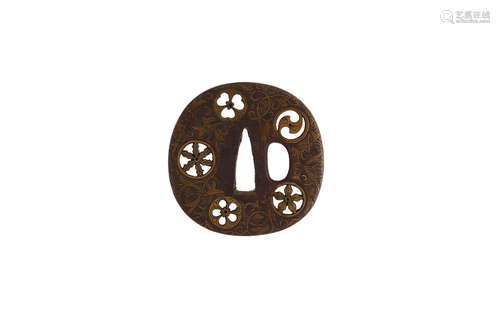 A koike tsuba Edo period (1615-1868), 17th century