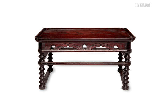 A wood Soban (dining table) and a wood Sinju Jogjaham (scroll box) Joseon dynasty (1392-1897), late 19th century